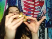 VORE AFTERMATH full vid @ MANYVIDS  Swallowed Burger Smashed PinkMoonLust Food Fetish Feeder Feeder 8/16
