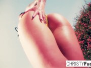 Hot Christy Mack in the shower 12/16