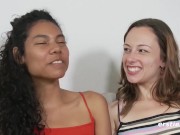 Two Raunchy Forest Girls Get Frisky Outside 6/16