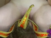 Mistress rubs the slave's cock on her clit, she sits on her face and gets an orgasm | PoV 14/16