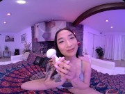 VRALLURE Stunning Asian babe Avery Black pretends her toys are your hard cock! 4/16