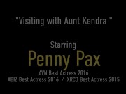 All Natural Cutie Penny Pax Cums With Aunt Kendra James And Her Hitachi! 1/16