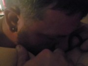 I love watching him lick my Pussy!!  14/16