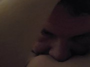 I love watching him lick my Pussy!!  4/16