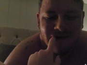 I love watching him lick my Pussy!!  5/16