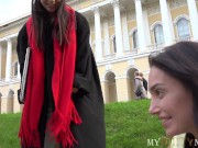 MyDirtyNovels - Tanned MILF and her BF entice gal into kinky anal threesome 1/16