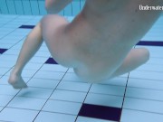 Floating in the swimming pool naked Anetta 11/16