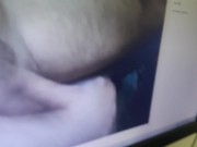 married secretary masturbates seeing boss, he sucked her pussy when he know about it 3/16