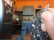 Cleaning kitchen 9/16