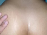 Busty babe let me fuck raw after the bar and I cummed inside her. 8/16