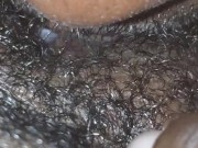 Watching TV While My Step Daddy Eats.  Can't stop squinting in my Daddy Mouth. 10/16