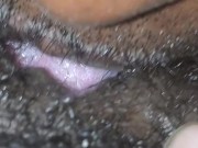 Watching TV While My Step Daddy Eats.  Can't stop squinting in my Daddy Mouth. 11/16