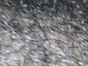 Watching TV While My Step Daddy Eats.  Can't stop squinting in my Daddy Mouth. 4/16