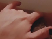 HOT MILF FINGERING HAIRY BUSH WITH BIG PUSSY LIPS 5/16