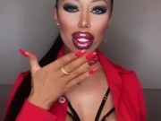 Hot babe Lara Frost in red 13/16