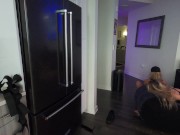 Oblivious girlfriend in background while boyfriend fucks her friend 1/16