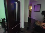 Oblivious girlfriend in background while boyfriend fucks her friend 13/16