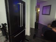 Oblivious girlfriend in background while boyfriend fucks her friend 6/16