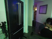 Oblivious girlfriend in background while boyfriend fucks her friend 7/16