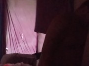 Waking him up to some head and pussy