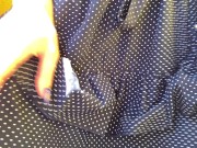 Eva in Red Panties Shows Pussy in Public Place 4K 18+ 13/16