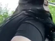 Smoking and touching myself next to a main road! I end up giving Alphamalexxl a quick blow job 😍 5/16