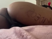 Vivian plays with kittykat 4/16