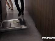 PRIVATE com - Handy Woman Mona Blue Gives Her Hard Customer A Handjob! 4/16