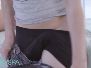 Kinky Spa - Aiden Ashley Gets Her Massage For Free After Taking The Masseur's Big Load In Her Mouth 6/16