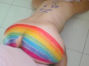 Milf loves when her stepson takes her ass and fucks her in anal with his thick cock 6/16