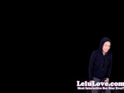 Nude babe is Giantess w/ GIANT feet shrinking you so tiny you can't reach her toes w/ behind the scenes bloopers - Lelu Love 15/16