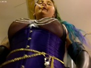 4KHD Latex Dominatrix POV Collar&Leashed SPH Facesitting Hump&Edging JOI DogWalk you like FuckPuppy 1/16