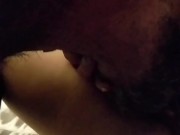 Wife in sexy lingerie with nice ass and tits sucks and rides cock 6/16