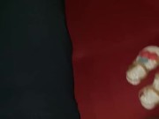 Cute ebony taking Back Shots amateur 1 14/16