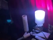 Cute ebony taking Back Shots amateur 1 4/16