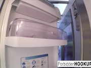 Sexy brunette takes her step-brother's hard cock 2/16