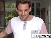 Sexy brunette takes her step-brother's hard cock 9/16