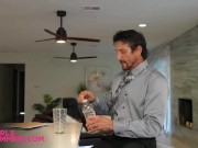 Girlsrimming - Wet rimming with hot stepdaughter Avery Black 2/16