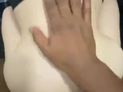 Making His Wife Take Every Inch; Quickly Creampied & Told To Leave It For Her Husband Later! 3/16