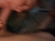 Step sis sneaks in to gag on my cock. 11/16