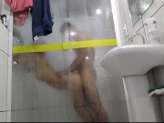 fucking the hot new girl hard in the bath. 16/16
