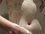 Petit essai d'argile blanche sous la douche. 6/16