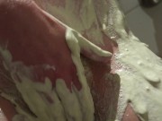 Petit essai d'argile blanche sous la douche. 7/16