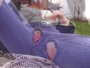 Exhib au parc, j'ai craqué mon slip 10/16