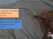 Hot chat with a brunette in a hostel. I cum on her tits | brunette with big ass 1/16