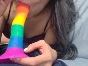 cute asian babe sucks her dildo wishing it was you 8/16