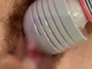 手マンで愛液を垂らしながら絶叫するエッチ大好きな人妻熟女にバックから挿入♡ 4/16