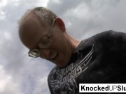 Knocked up slut takes care of a cock 5/16