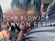 Wife blows hubby in car 1/16