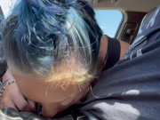 Wife blows hubby in car 10/16